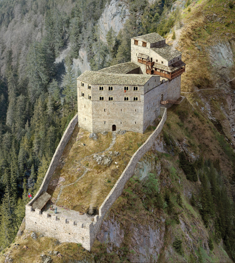 Burganlage Belfort, Phase 2 nach 1240