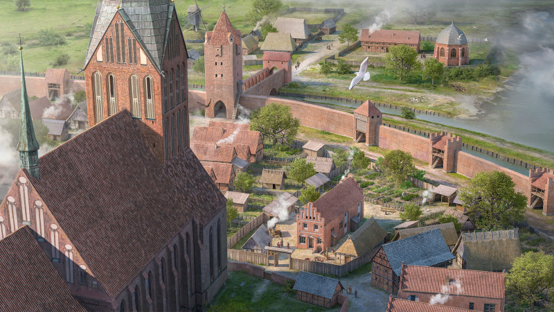 Papehof in der Stadt Barth
